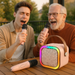 Boxa Karaoke cu 2 Microfoane IOS/Android, Engros - imagine 2