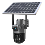 Camera de Supraveghere 4G Dubla 8MP Full HD Cu Panou Solar, Engros