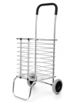 Carucior Piata Pliabil Din Inox 10Buc/Bax, Engross - imagine 2