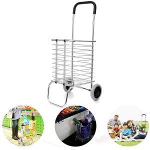 Carucior Piata Pliabil Din Inox 10Buc/Bax, Engross