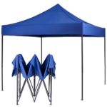 Cort Pavilion Pliabil 3x3m, Impermeabil PVC, Cadru Metalic, Reglabil, Montare Rapida - imagine 2