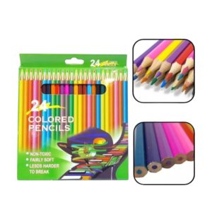 Creioane Colorate 24buc/set, Engros
