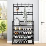 Cuier Multifunctional pentru Haine si Pantofi 170x80x26 cm, Engros
