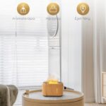 Difuzor aromaterapie 120ml cu efect de flacara 3D / Umidificator, Engross - imagine 2
