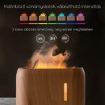 Difuzor aromaterapie 120ml cu efect de flacara 3D / Umidificator, Engross - imagine 3