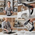Fierbator Electric Portabil din Sticla 2.2l, Engros - imagine 3