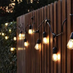 Ghirlanda Solara Luminoasa 10m 20 Becuri Led 1w Interconectabila cu Lumina Alb Cald IP65 E27, Engros - imagine 2
