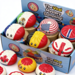 Jucarie Squishy Dumpling 12buc/set 9cm cu Steaguri de Tari, Engros - imagine 3