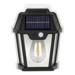Lampa Solara De Perete Cu 1 Bec Led Retro Si Senzor De Miscare, Engros