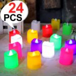 Lumanari Led Flacara Color 24buc/set, Engros - imagine 2