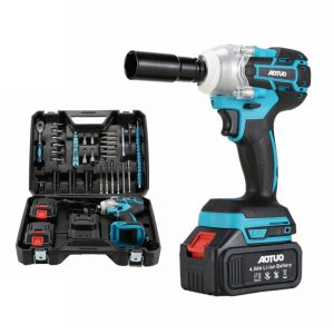 Masina de Impact si Insurubat 48V cu 2 Acumulatori si 43 Accesorii, Engros