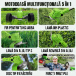 Motocoasa cu Roti Detasabile 2 Acumulatori 48V si 18000 RPM, Engros - imagine 2