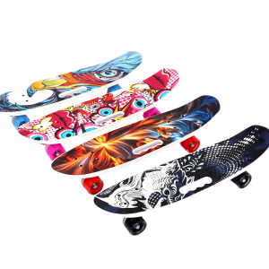 Placa Skateboard cu Roti Lumina Silicon si Cadru Aluminiu 60cm, Engros