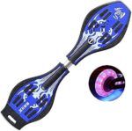 Placa Skateboard Surf cu Roti Luminate 80cm, Engros - imagine 2