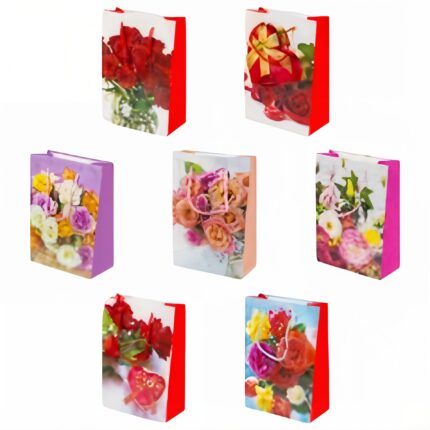 Pungi De Cadou Flori 12x16x6cm ,12-4, Engross