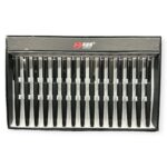 Set 15 stilouri metal negru mat,Engross
