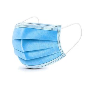 Set 50 Bucăți De Măști Medicale Faciale De Unică Folosință Albastre, Engross