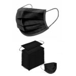 Set 50 Bucăți De Măști Medicale Faciale De Unică Folosință Negre, Engross