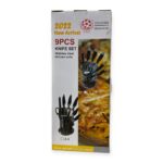 Set 9 Piese Cutite Profesionale Pe Suport Rotativ, Engross - imagine 3