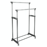 Suport Haine Dublu Metal 83x43x94/170cm, Engros