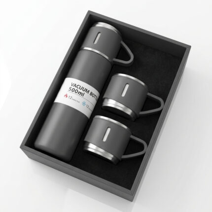 Termos 500ml cu Perete Dublu si 2 Cani, Engros