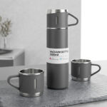 Termos 500ml cu Perete Dublu si 2 Cani, Engros - imagine 2