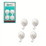Ventuze din Plastic cu Prindere 4buc/set, Engros