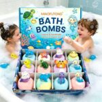 Bombe de Baie 5cm cu Surprize Marine 12 Buc/Set Parfumate si Efervescente de 60g/Buc, Engros