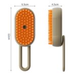 Perie cu Abur Pentru Animale 12×6.5cm Indeparteaza Parul si Curatare Adaptor USB-C, Engros - imagine 3