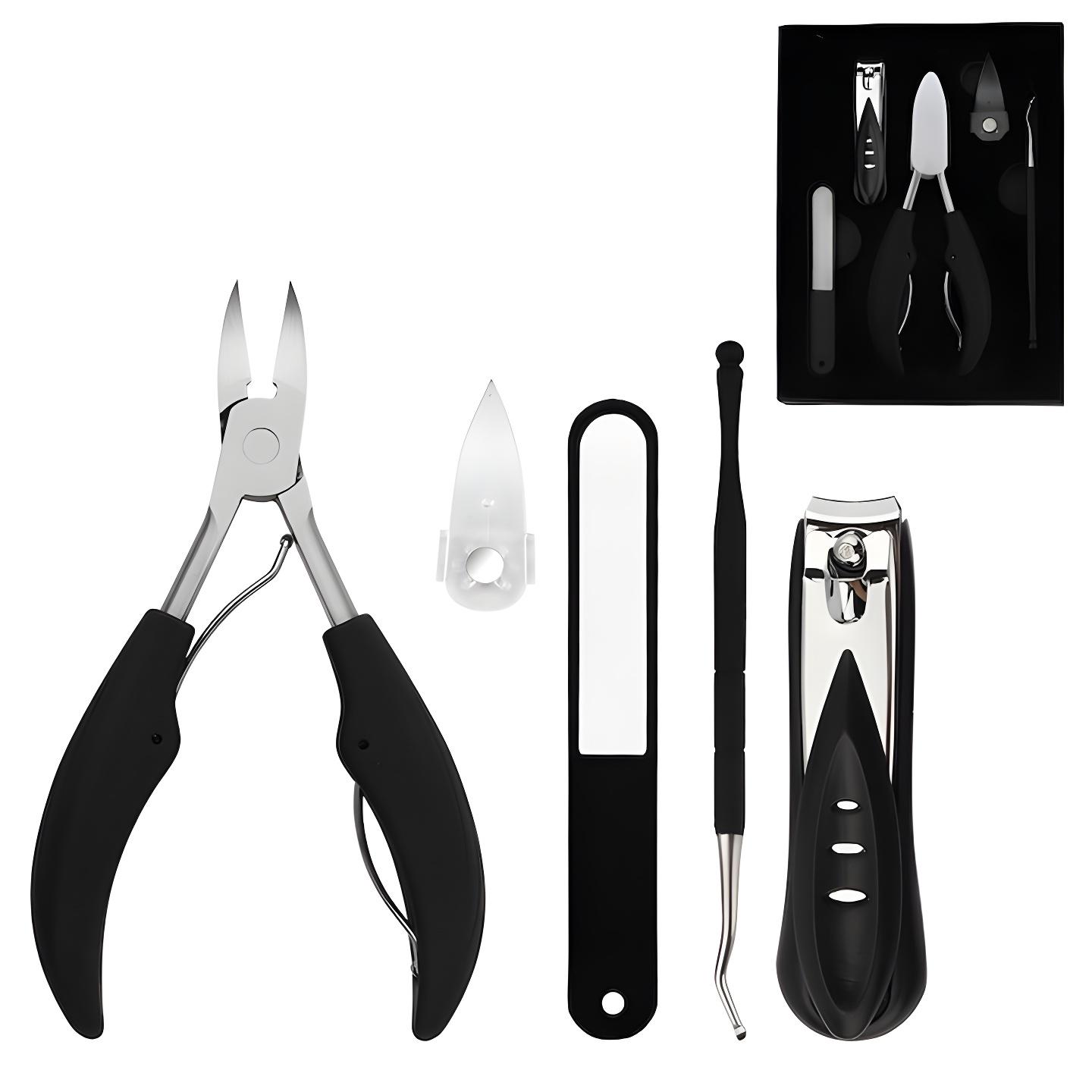 magnific_NZ1BrQ76D9.jpg Set de Pedichiura Profesionala 6in1 din Inox, Engros - imagine 1