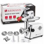 Masina de Tocat Carne REIMANN® Varianta Mare cu Cadru din Aluminiu 3500W cu 6 Accesorii Incluse si Functie Reverse, Engros