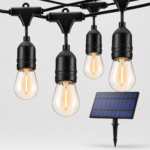 Ghirlanda Solara Interconectabila 15m cu 30 Becuri E27 Lumina Calda 2700k, Engros