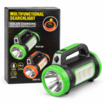 Lanterna cu 3W + 15W cu Incarcare Solara/Priza si Baterie Incorporata de 1000 mAh, Engros