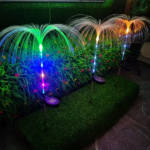 Lampa Solara Tip Palmier RGB 2Buc/set, Engros - imagine 2