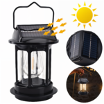 Lampa Solara Tip Felinar 20x11cm cu 4 Nivele de Lumina si Senzor de Miscare, Engros